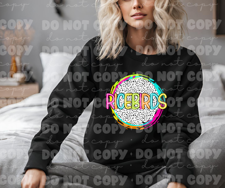 4535 Ricebirds circle dot mascot *DREAM TRANSFER*