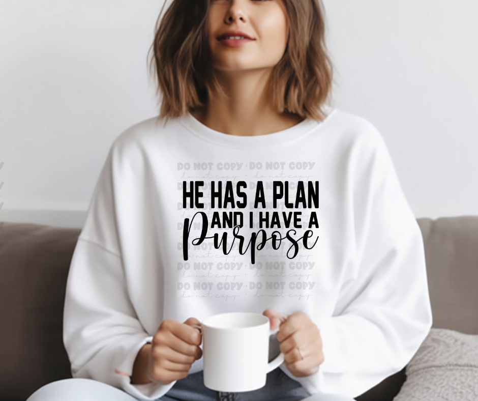 4878 - He has a plan and I have a purpose *DTF