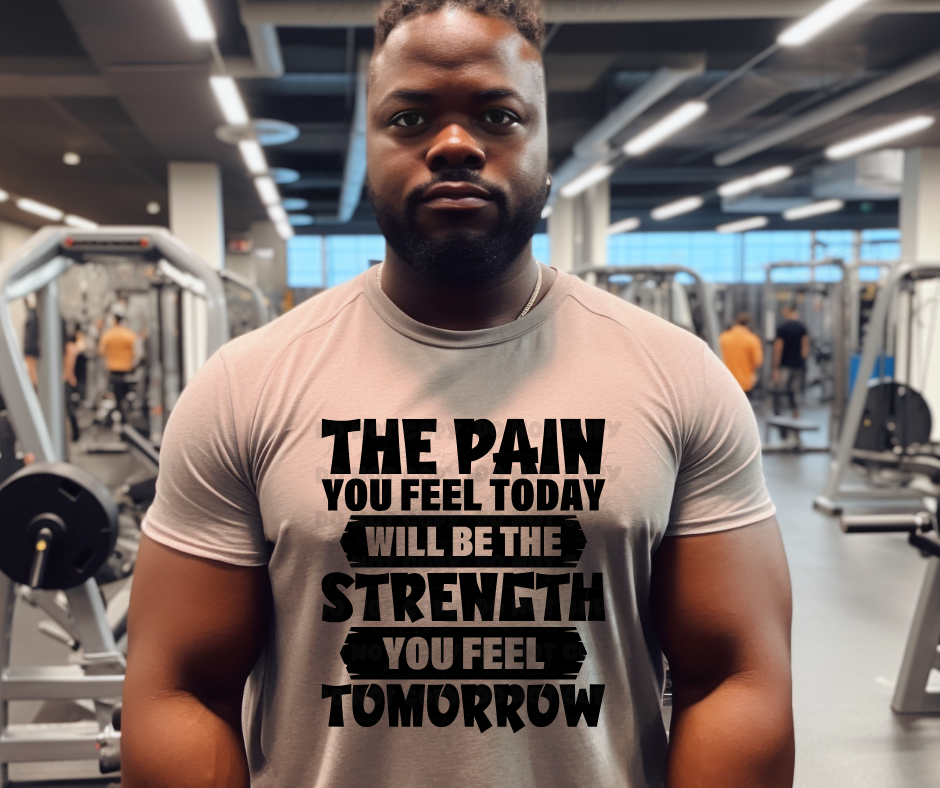4879 - The pain you feel today will be the strength you feel tomorrow *DTF