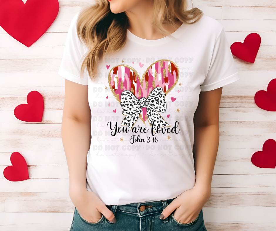 4940 - You are loved John 3:16 *DTF