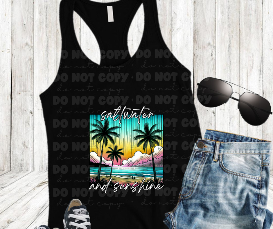 5884 - Saltwater and sunshine *DTF Transfer