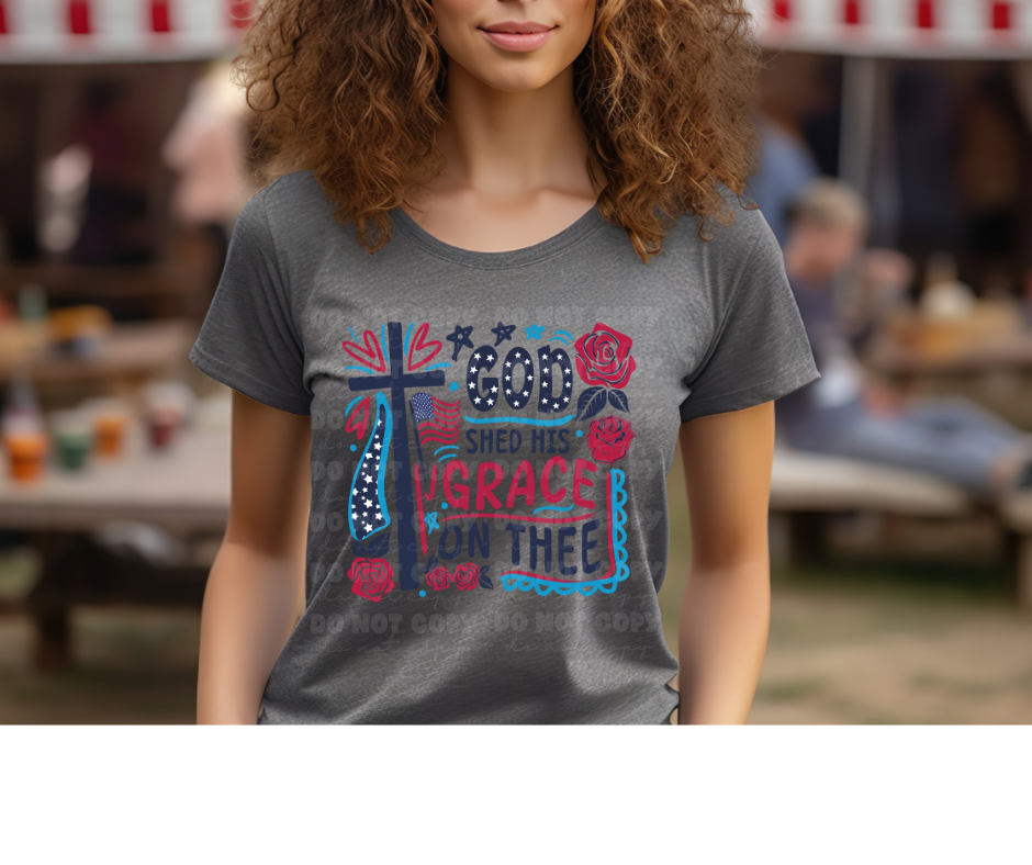 5974 - God shed his grace on thee *DTF Transfer