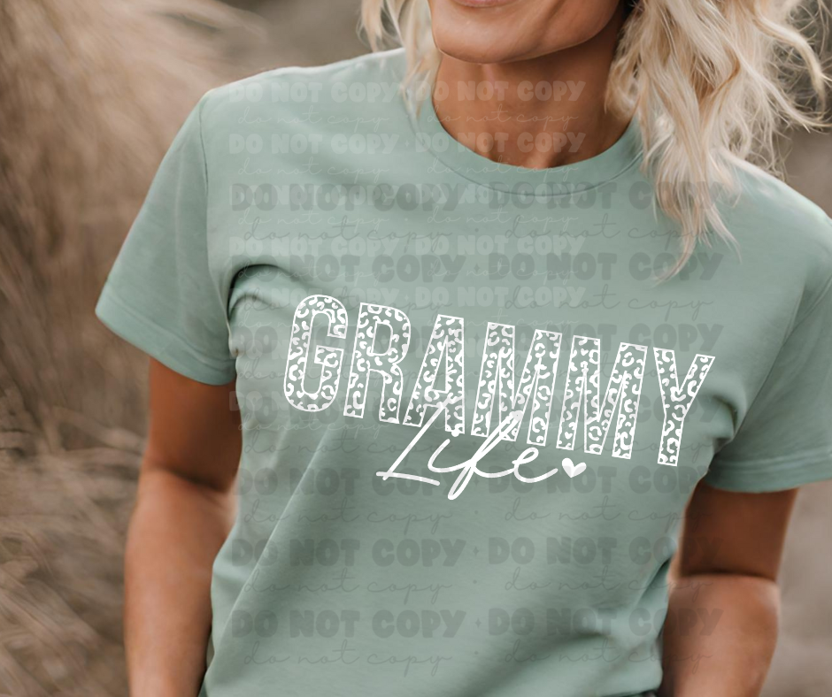 6381 - Grammy life * DTF Transfer