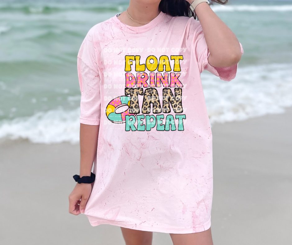 5697 - Float drink tan repeat *DTF
