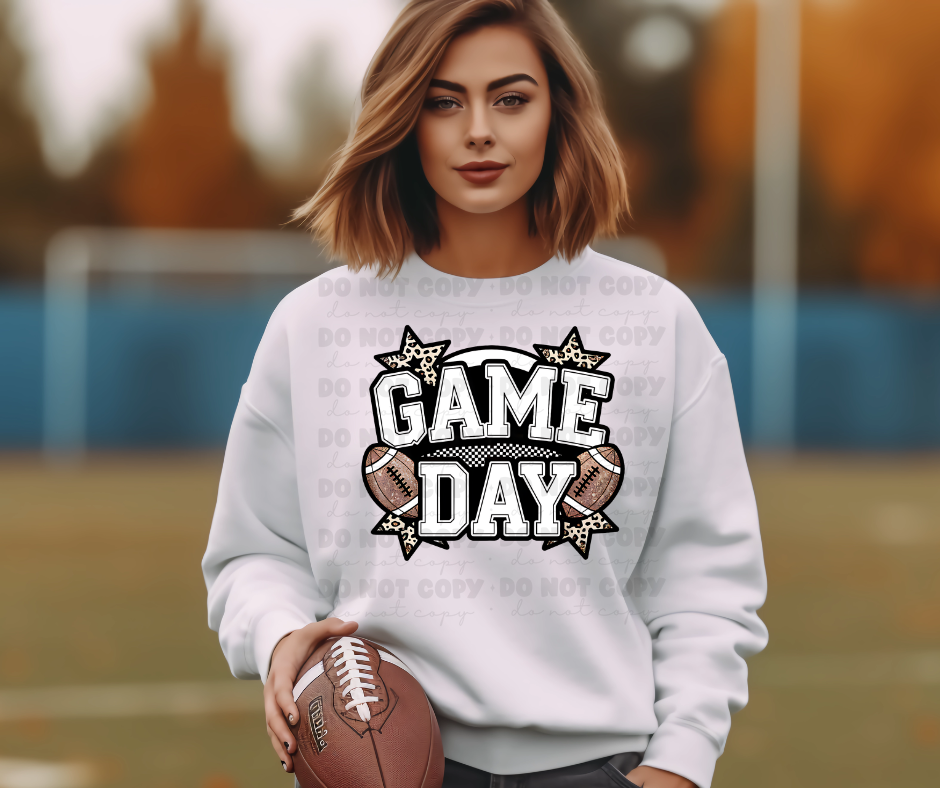 6457 - Game day football *DTF Transfer