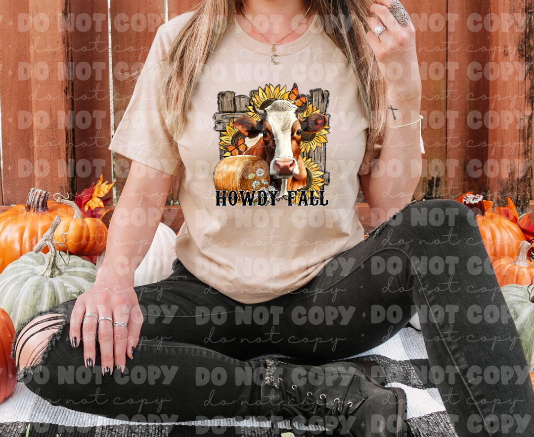 Howdy fall cow *DREAM TRANSFER* DTF