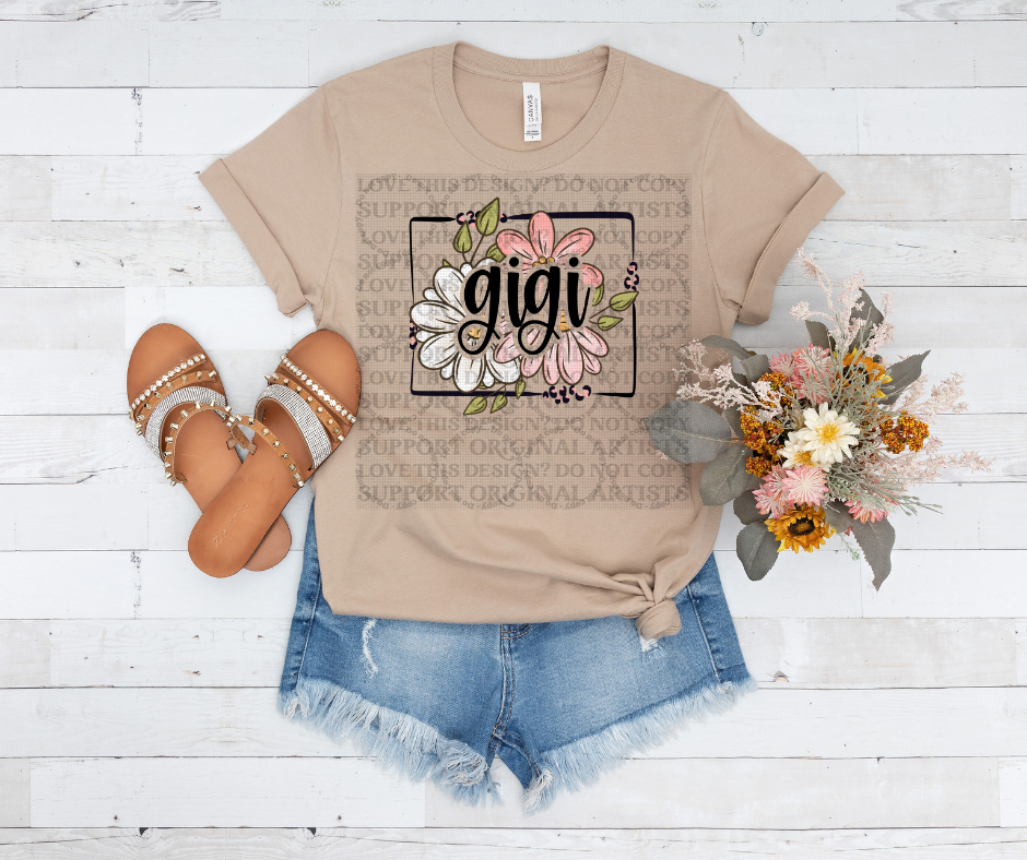 5572 - Gigi with flowers *DTF