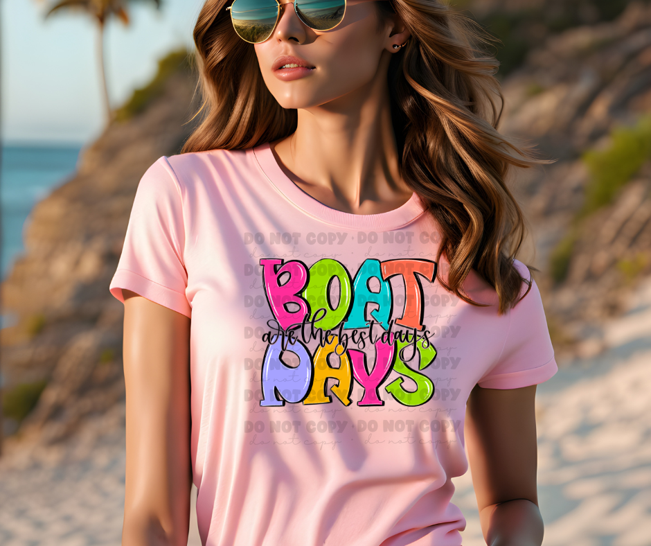 5746 - Boat days are the best days *DTF Transfer