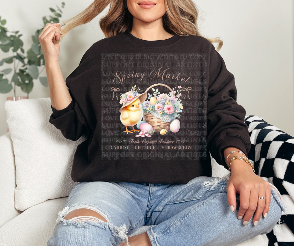 5463 - Spring market Easter chick *DTF