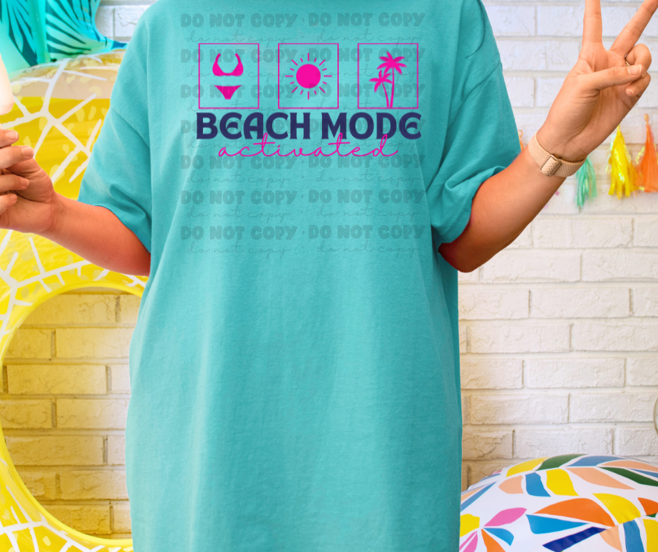 5749 - Beach mode activated *DTF Transfer