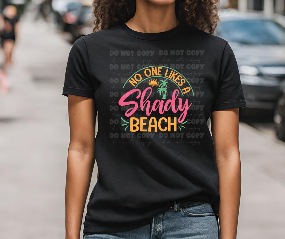 5752 - No one likes a shady beach *DTF Transfer