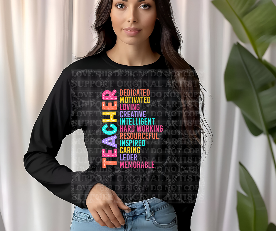 5618 - Teacher dedicated motivated loving *DTF