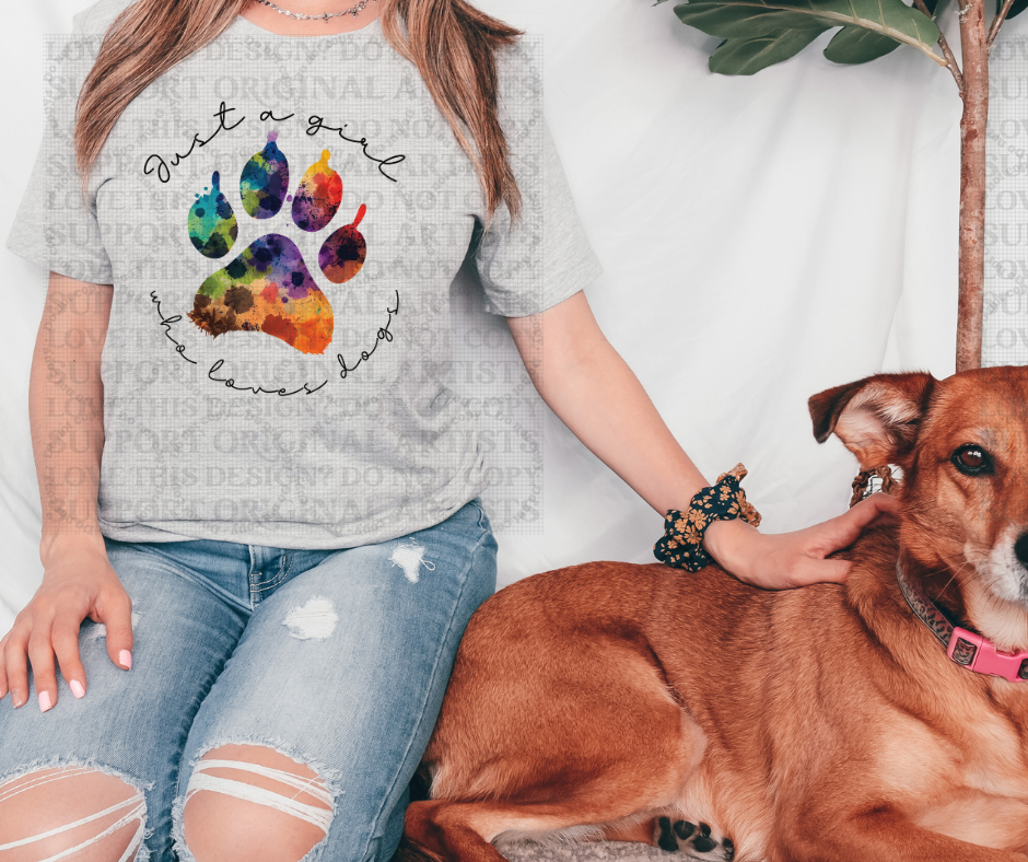 5632 - Just a girl who loves dogs *DTF