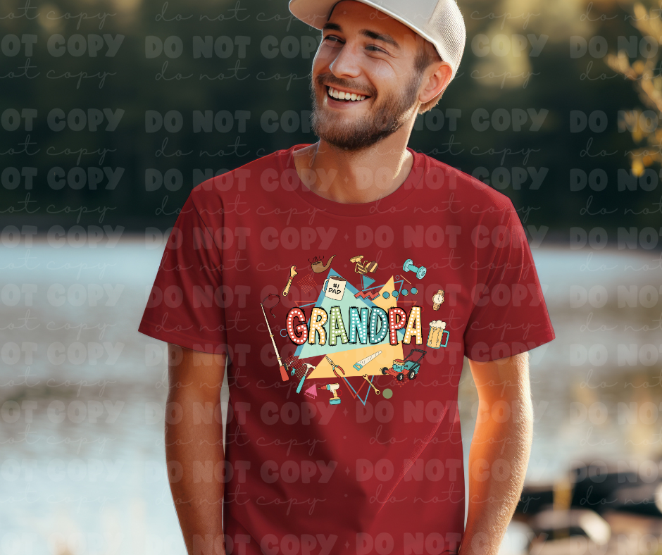 5819 - Grandpa - 1 Dad *DTF Transfer