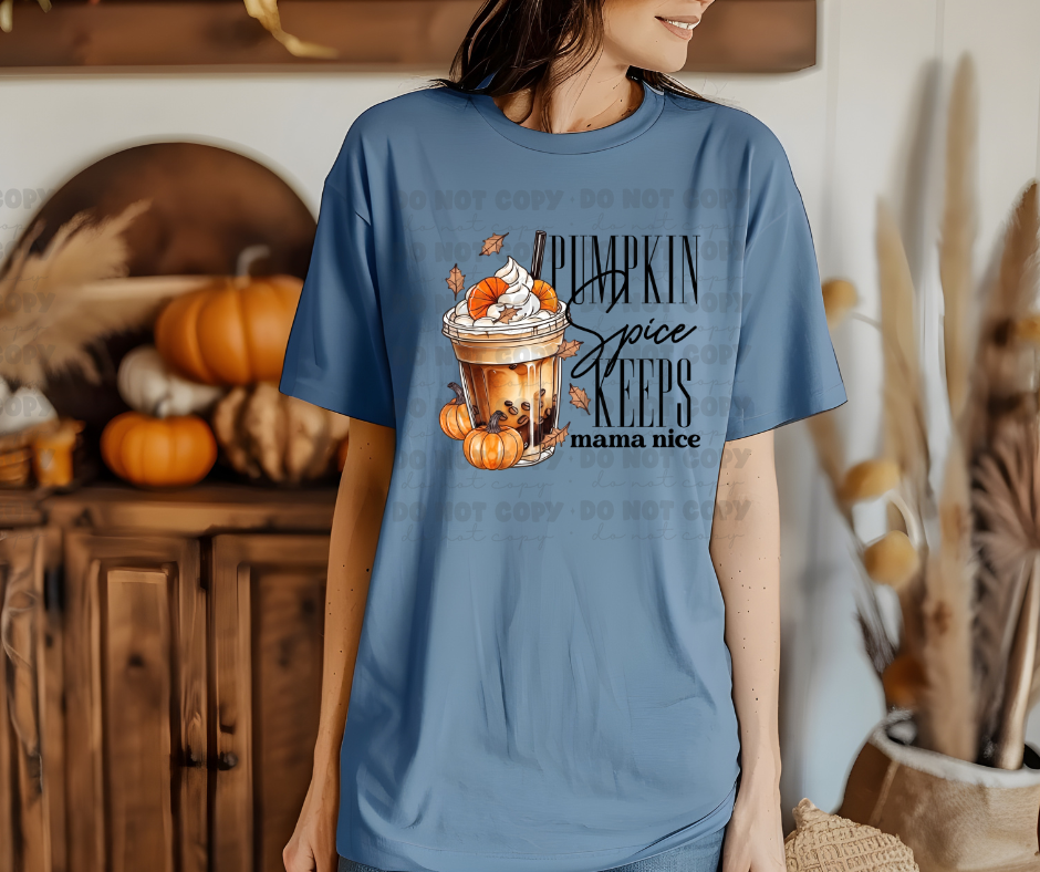 4661 Pumpkin spice keeps mama nice *DREAM TRANSFER* DTF