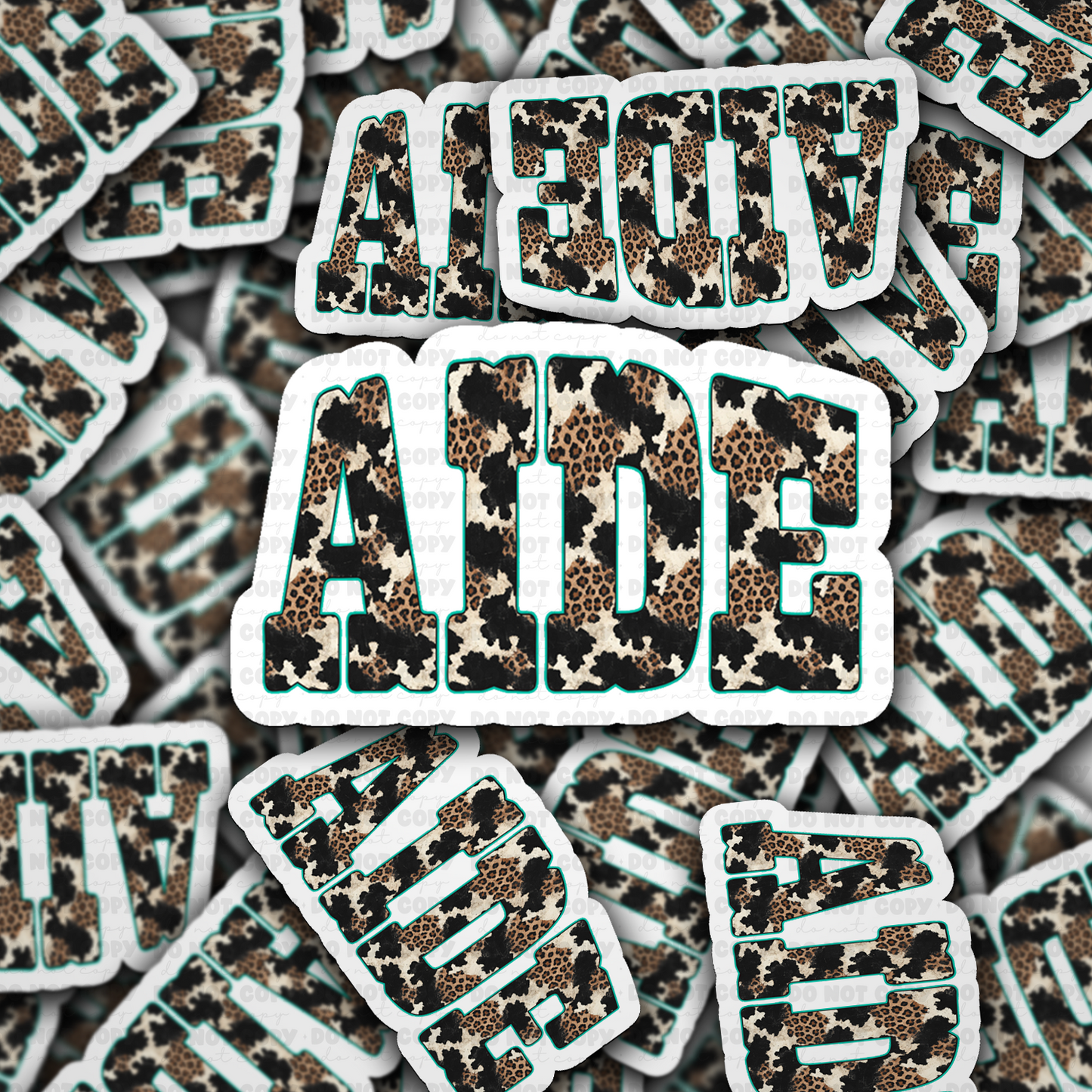 DS 3291 - Aide Camo Die Cut sticker