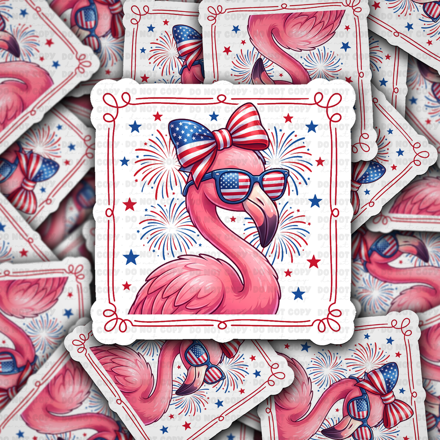 DS 2926 - American Flamingo Die Cut sticker