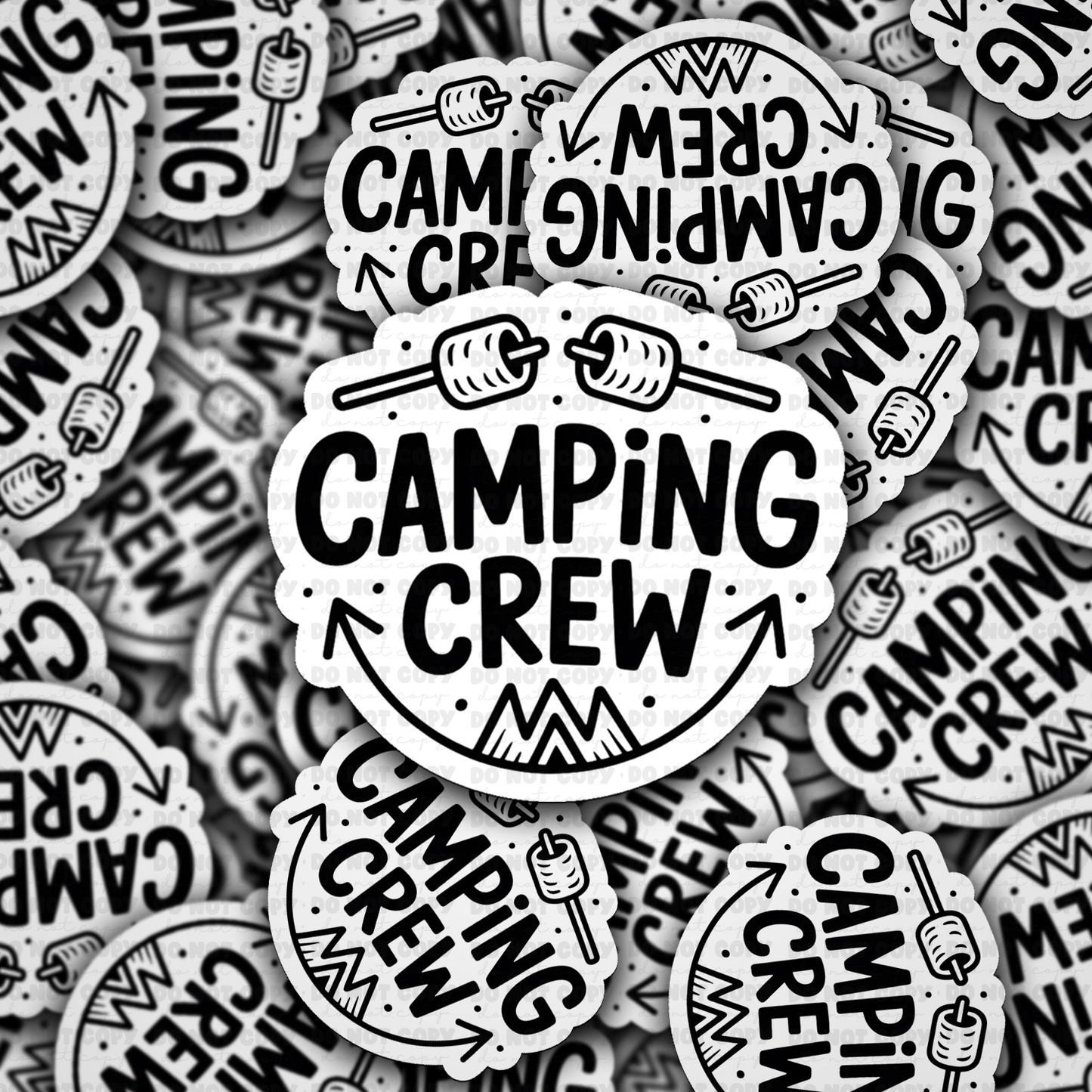 DS 2961 - Camping crew Cut sticker
