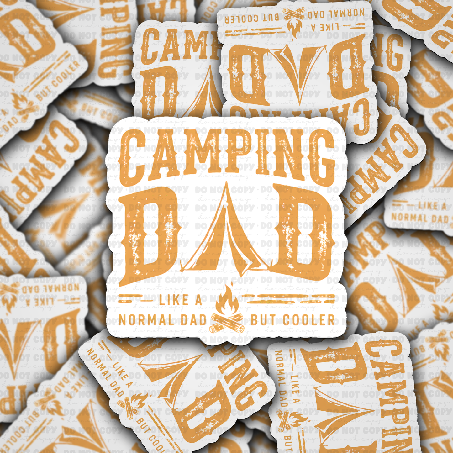 DS 2962 - Camping dad Cut sticker