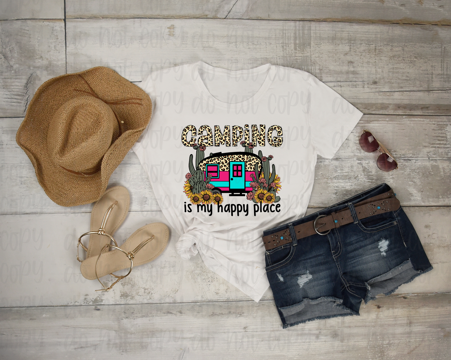 Camping is my happy place RV *DREAM TRANSFER* DTF