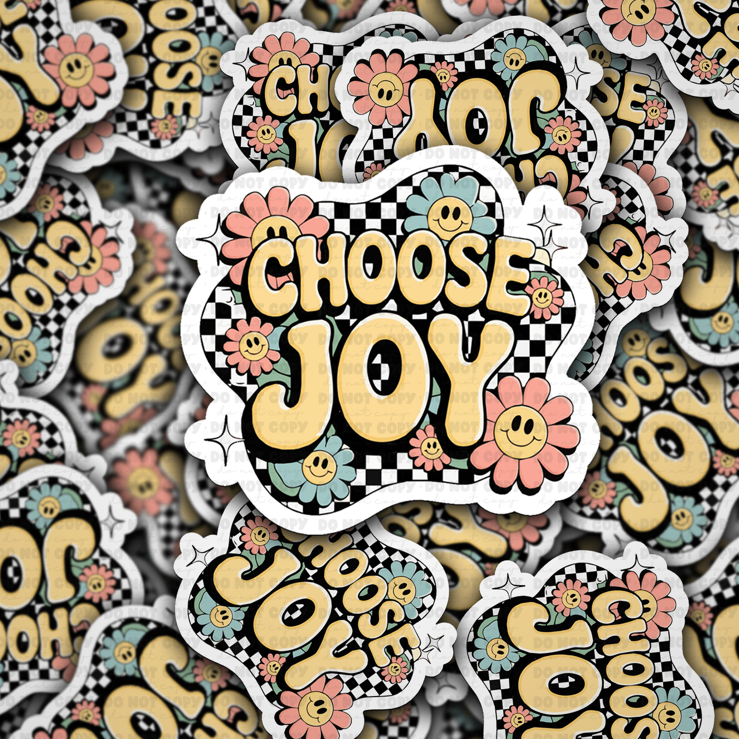 DS 2351 - Choose Joy Die Cut Sticker