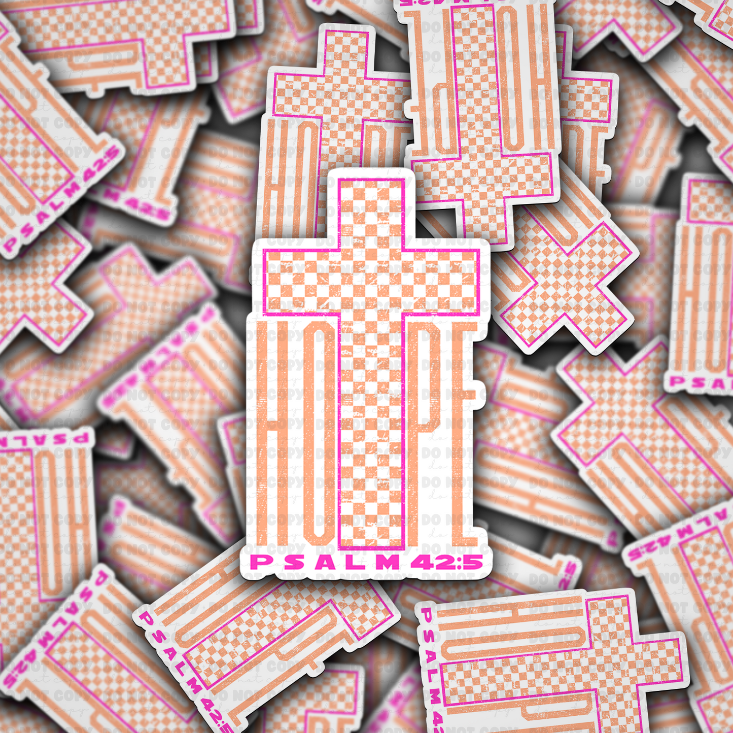 DC 1152 Hope Die cut sticker