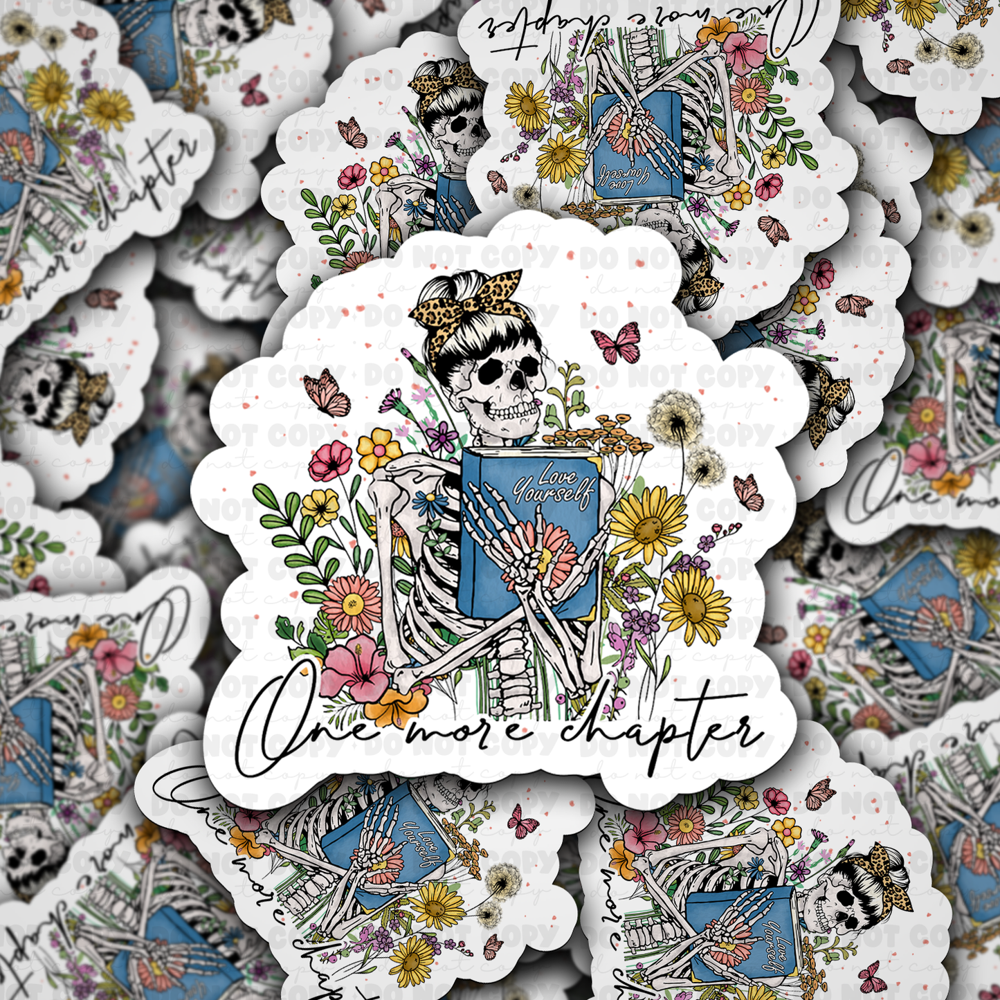DC 868 one more chapter Die cut sticker 3-5 Business Day TAT