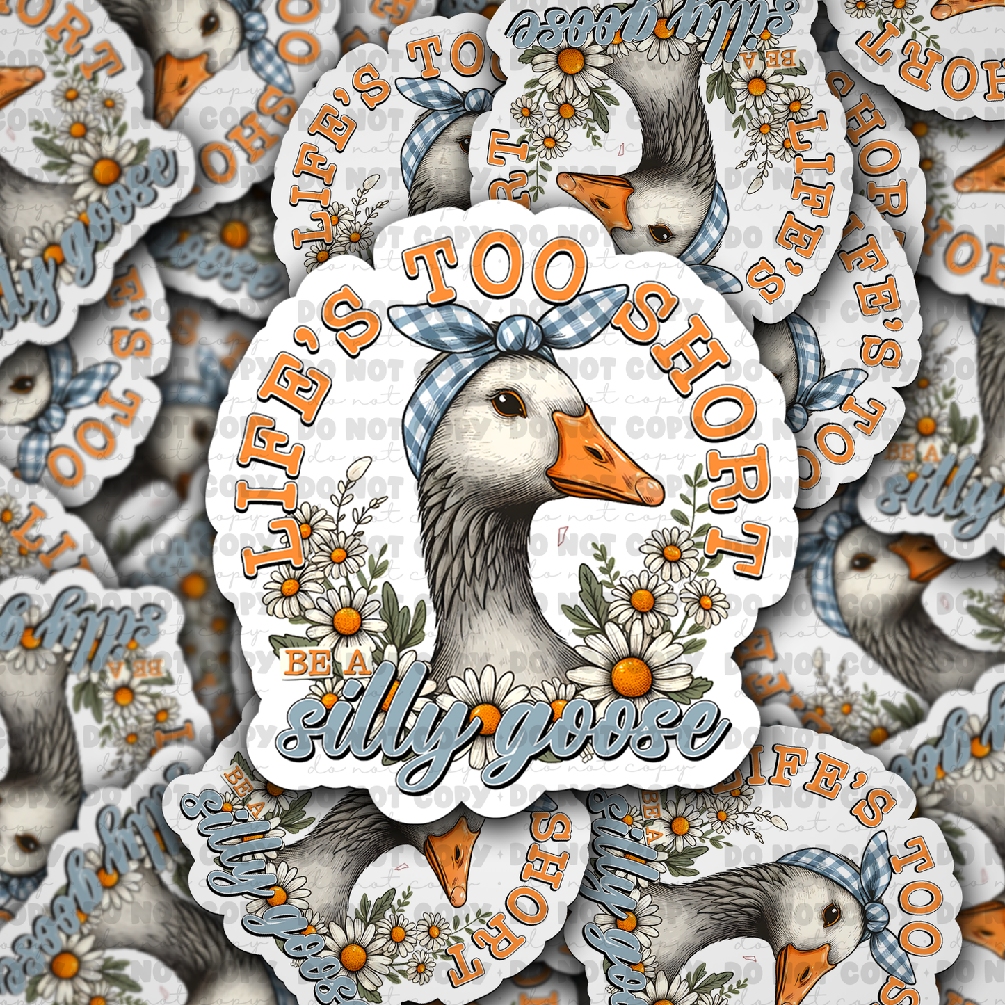 DC 884 lifes to short Die cut sticker 3-5 Business Day TAT