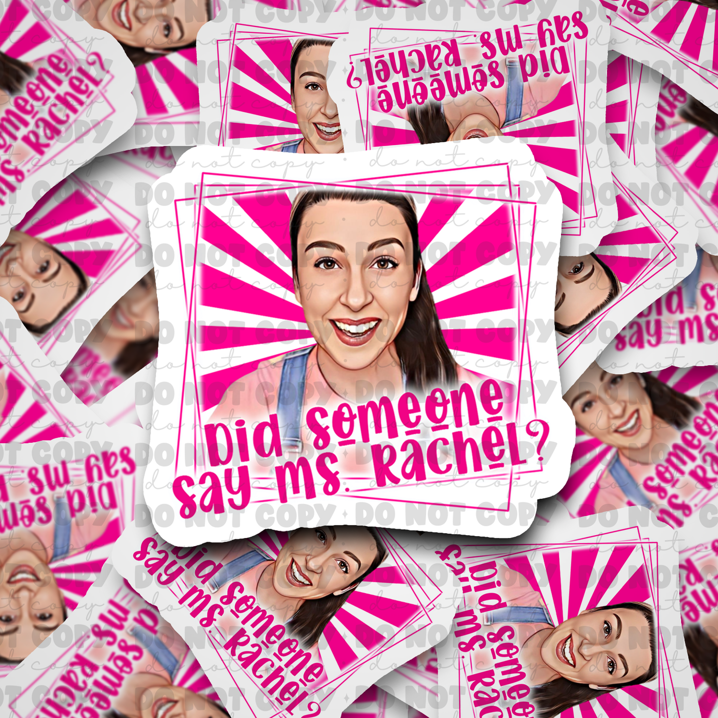 Did someone say Ms Rachel Die cut sticker 3-5 Business Day TA