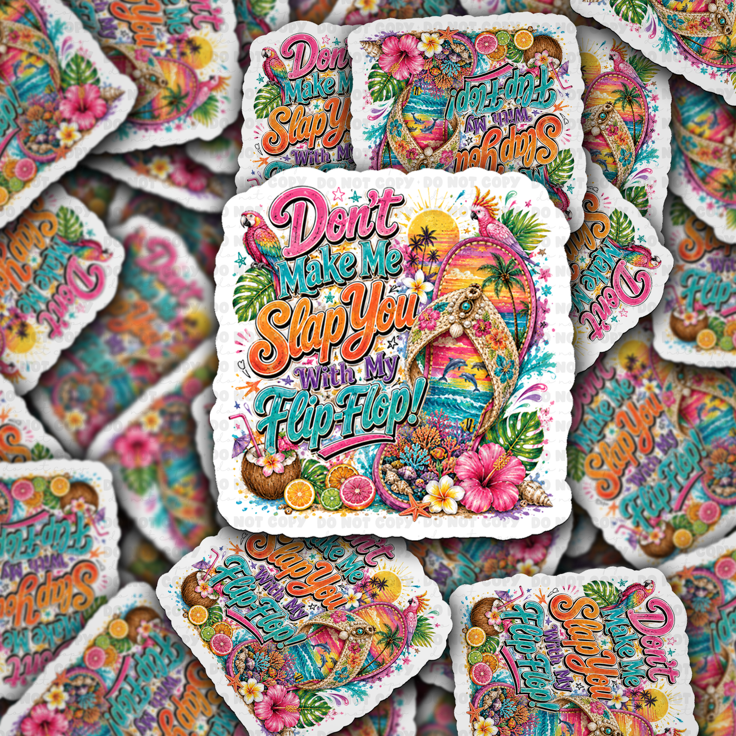 DS 3245 - Don't make me Die Cut sticker