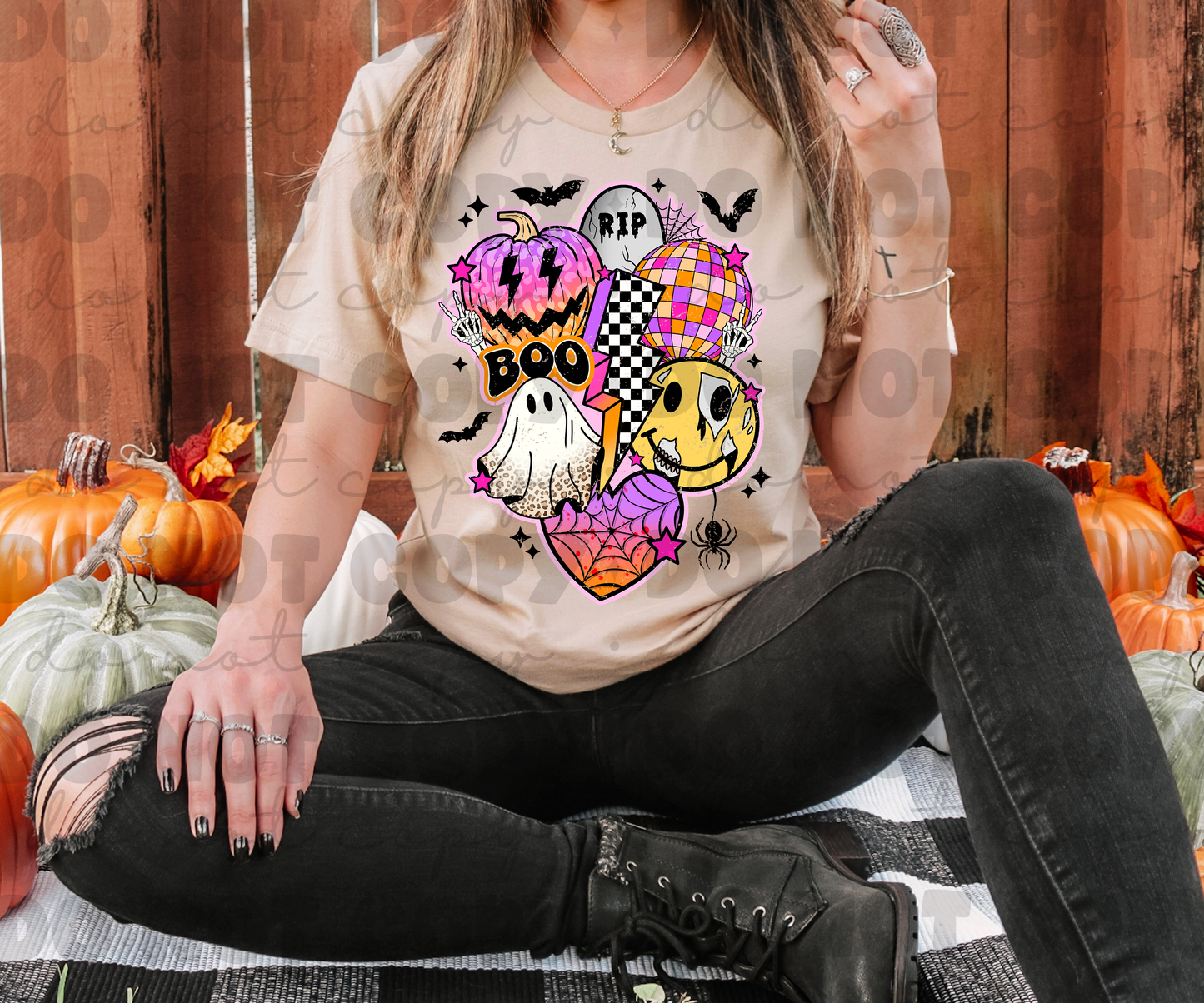Boo ghost fall retro *DREAM TRANSFER* DTF