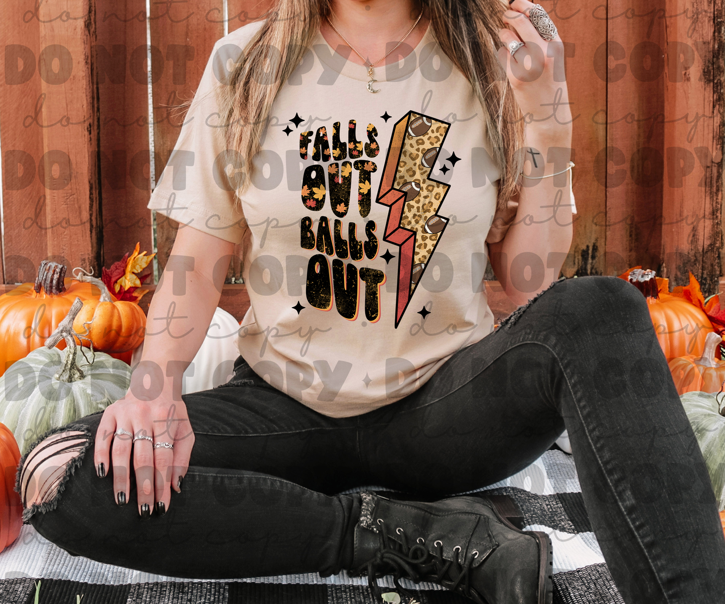 Falls out balls out football retro *DREAM TRANSFER* DTF