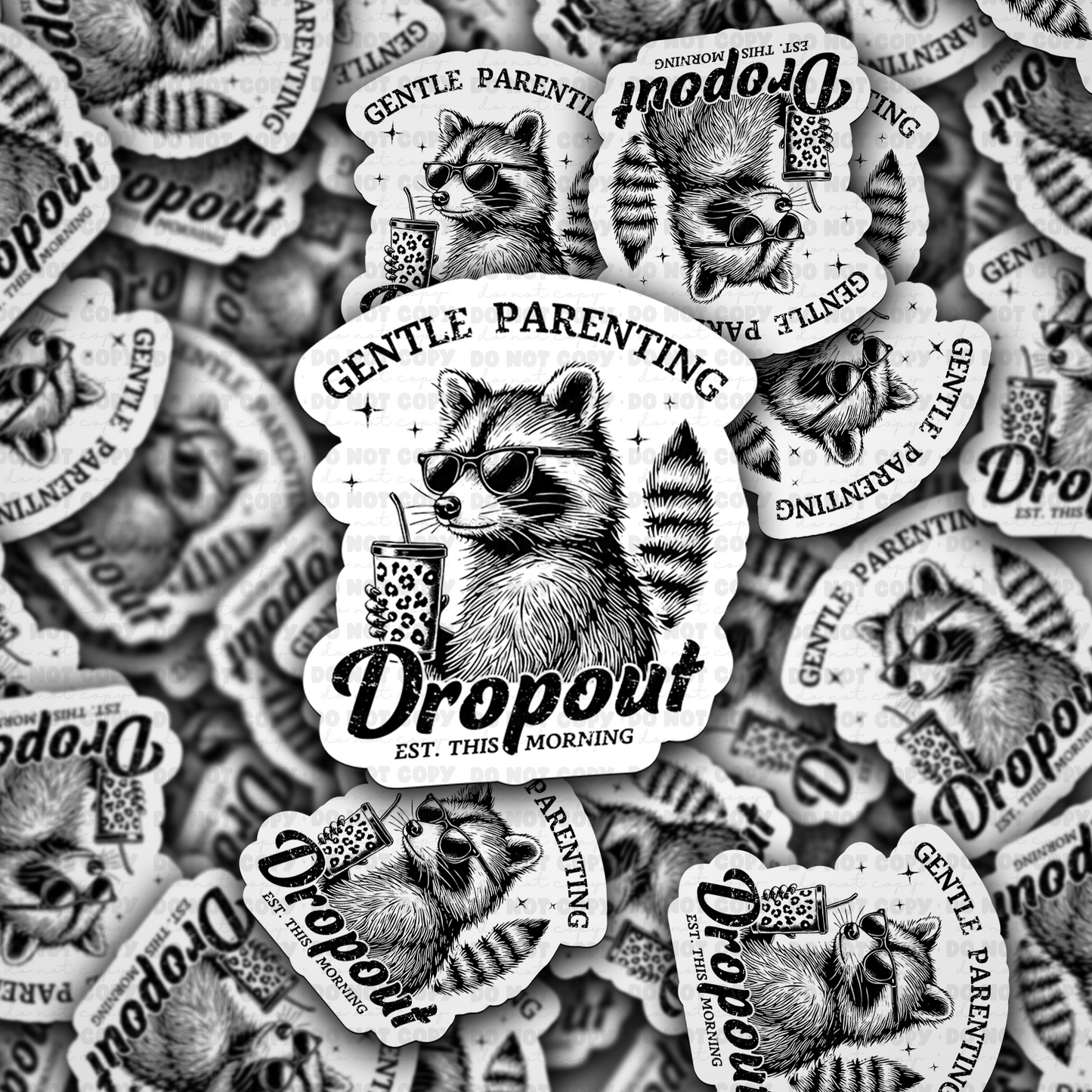 DC 1700 - Gentle Parenting Dropout Die Cut Sticker