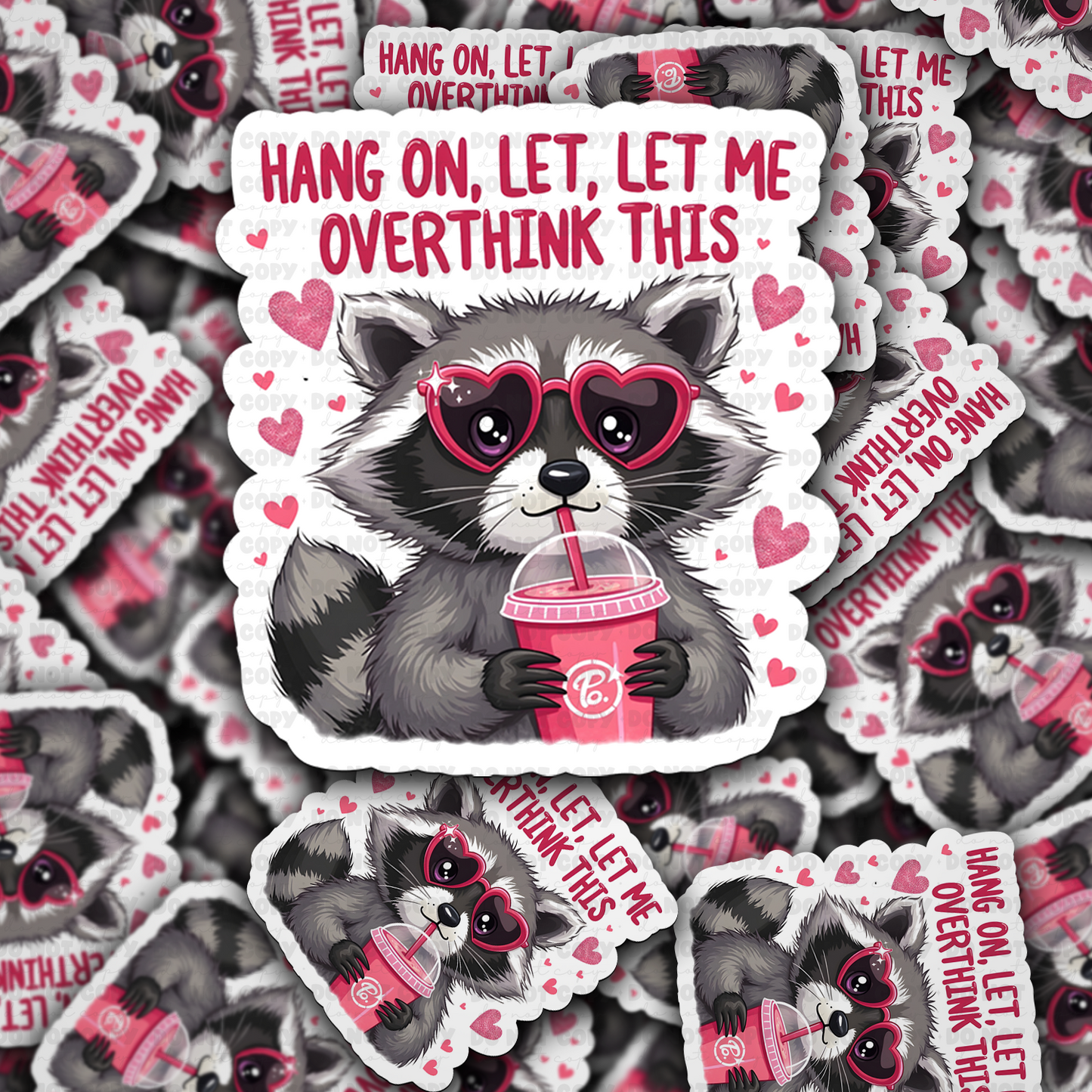 DC 1585 - Hang on let me overthink this Die Cut Sticker
