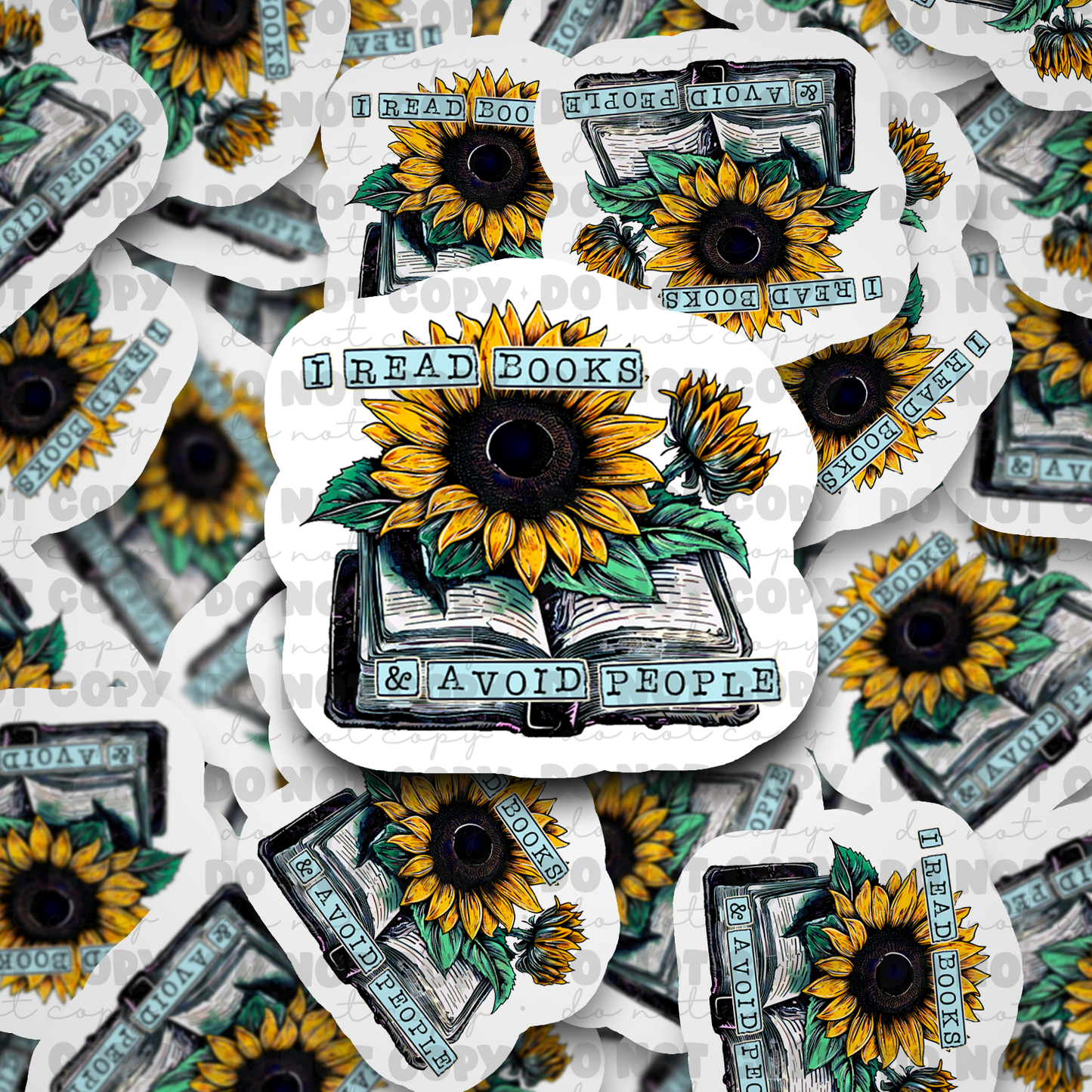 I read books Die cut sticker 3-5 Business Day TA