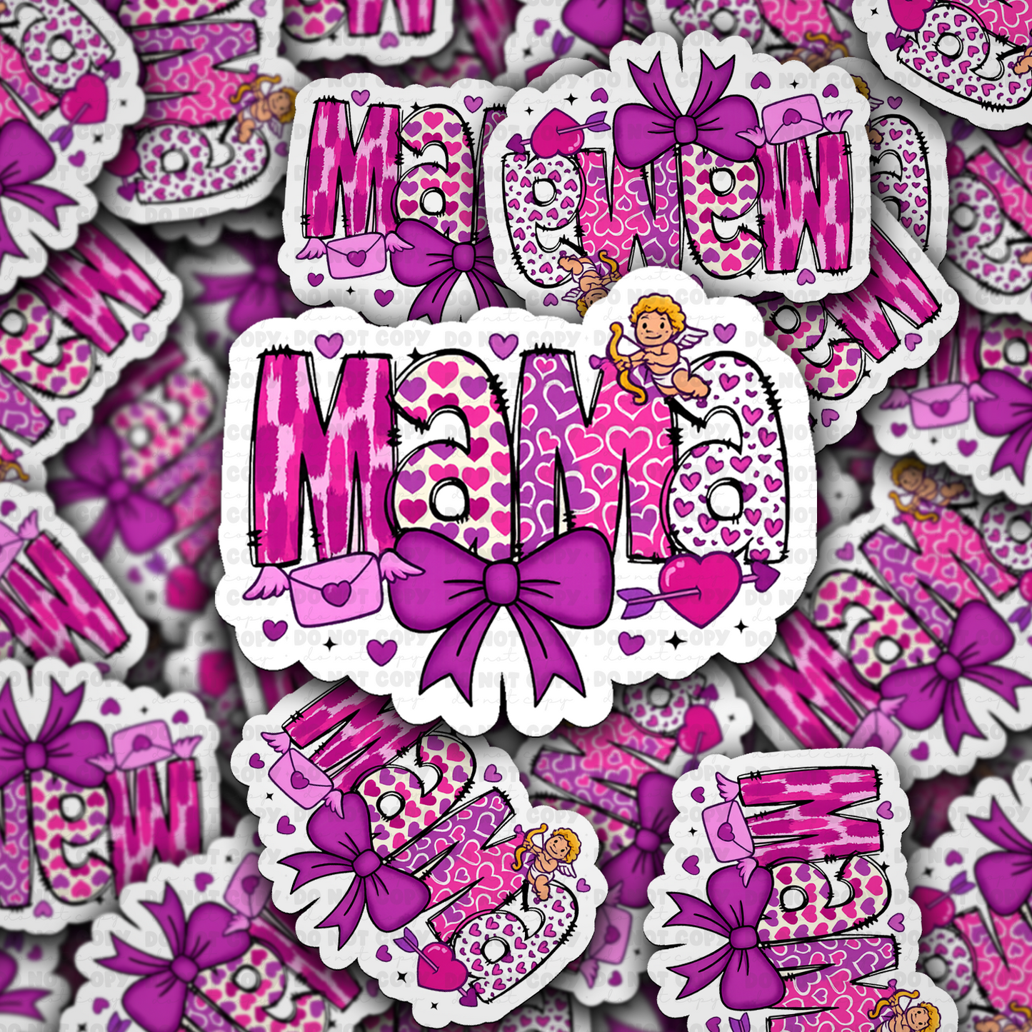 DC 2244 - Mama Valentine's Die Cut Sticker