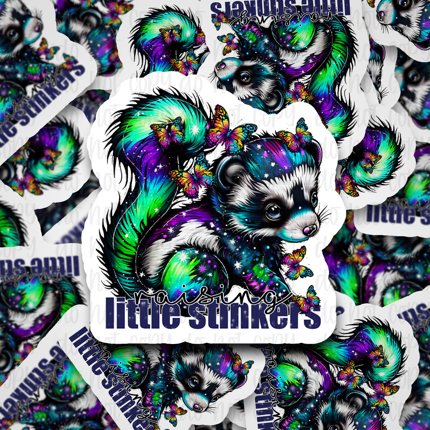 Raising little stinkers Die cut sticker 3-5 Business Day TAT