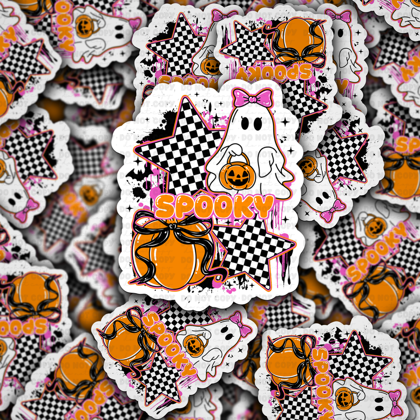 DC 2099 - Spooky Halloween ghost Die Cut Sticker