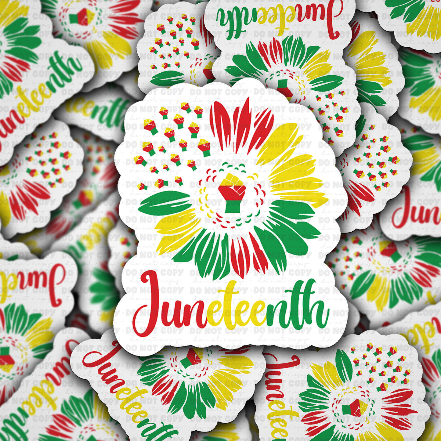 DS 3077 - Sunflower June Die Cut sticker