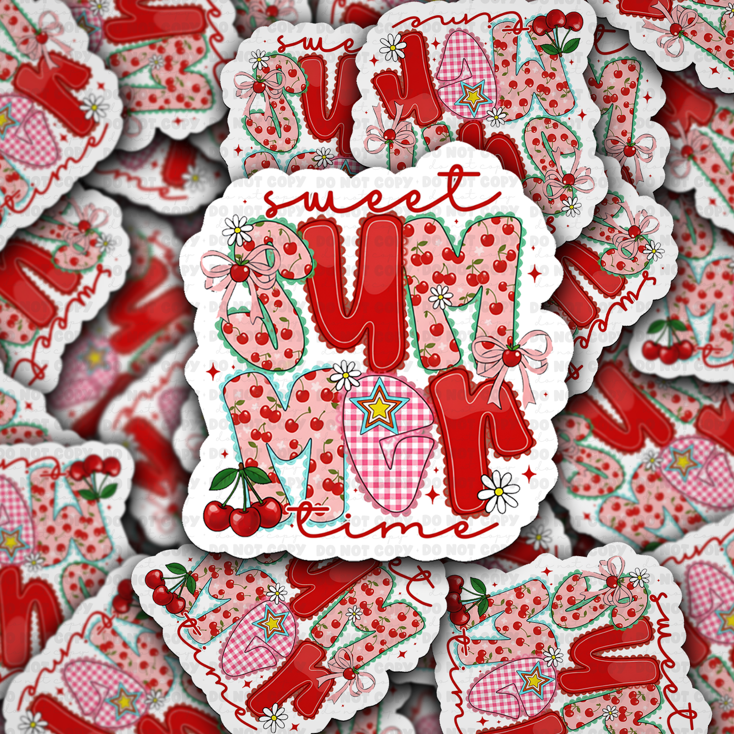 DS 2818 - Sweet summertime Die Cut sticker