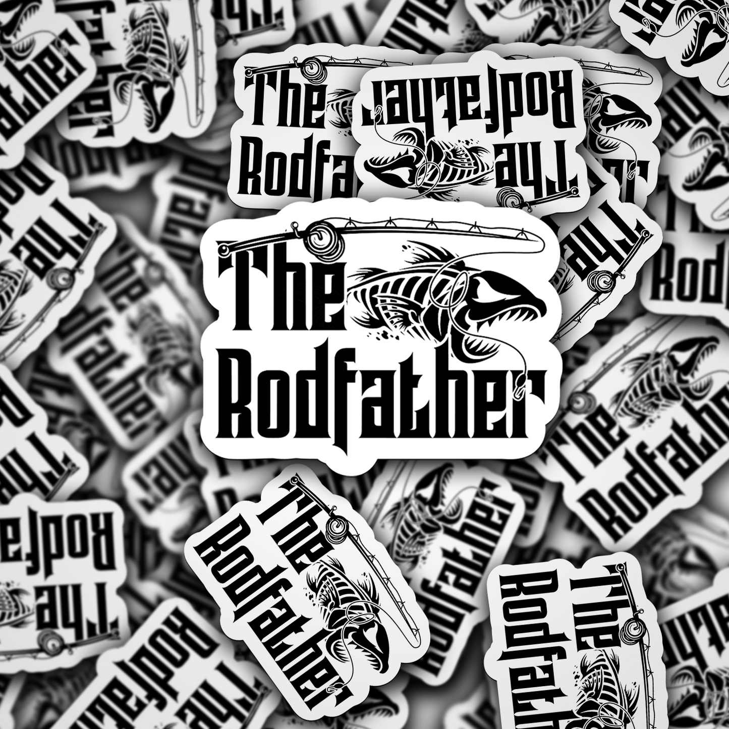 DC 1673-The rod father Die Cut Sticker