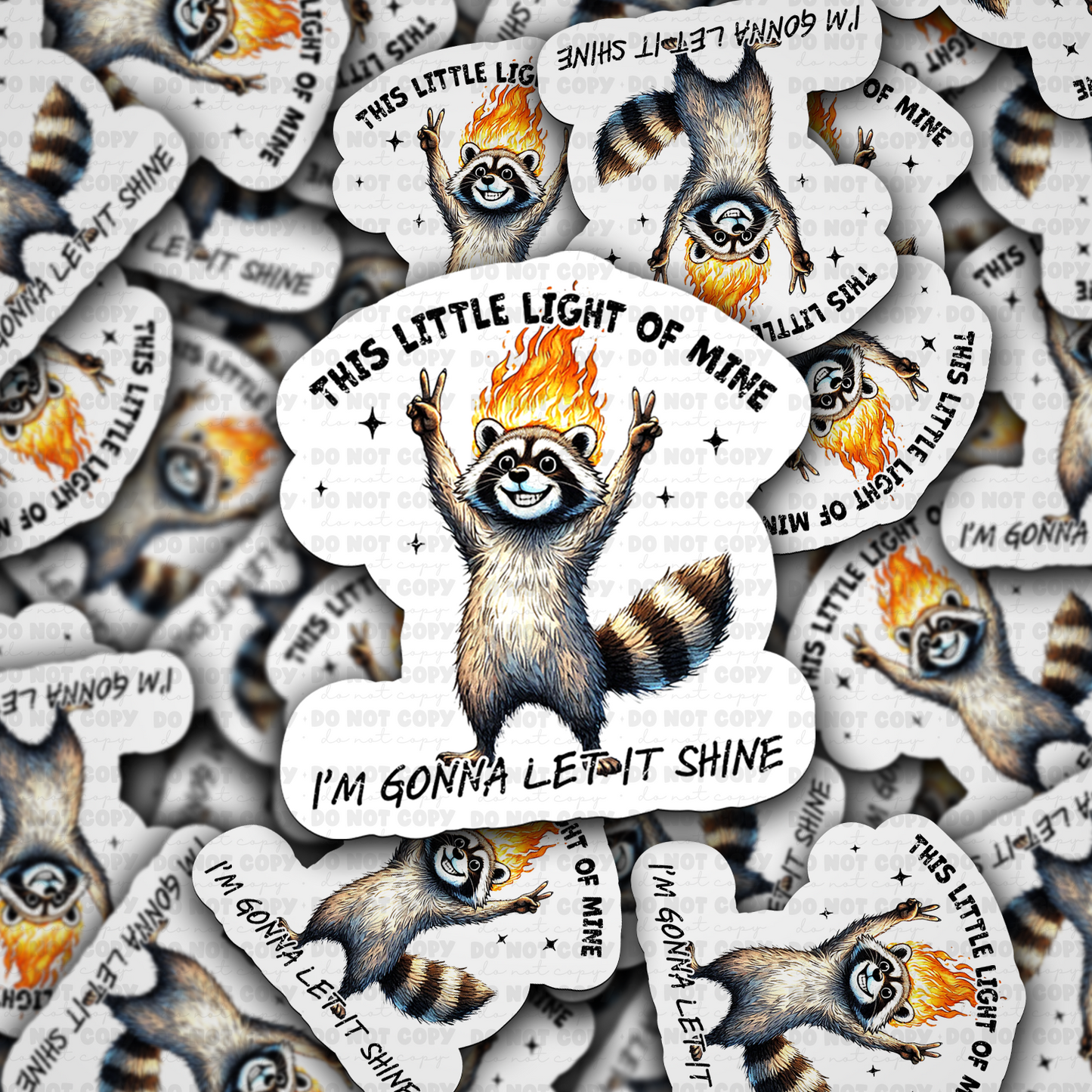 DC 1702 - This Little Light Of Mine Die Cut Sticker