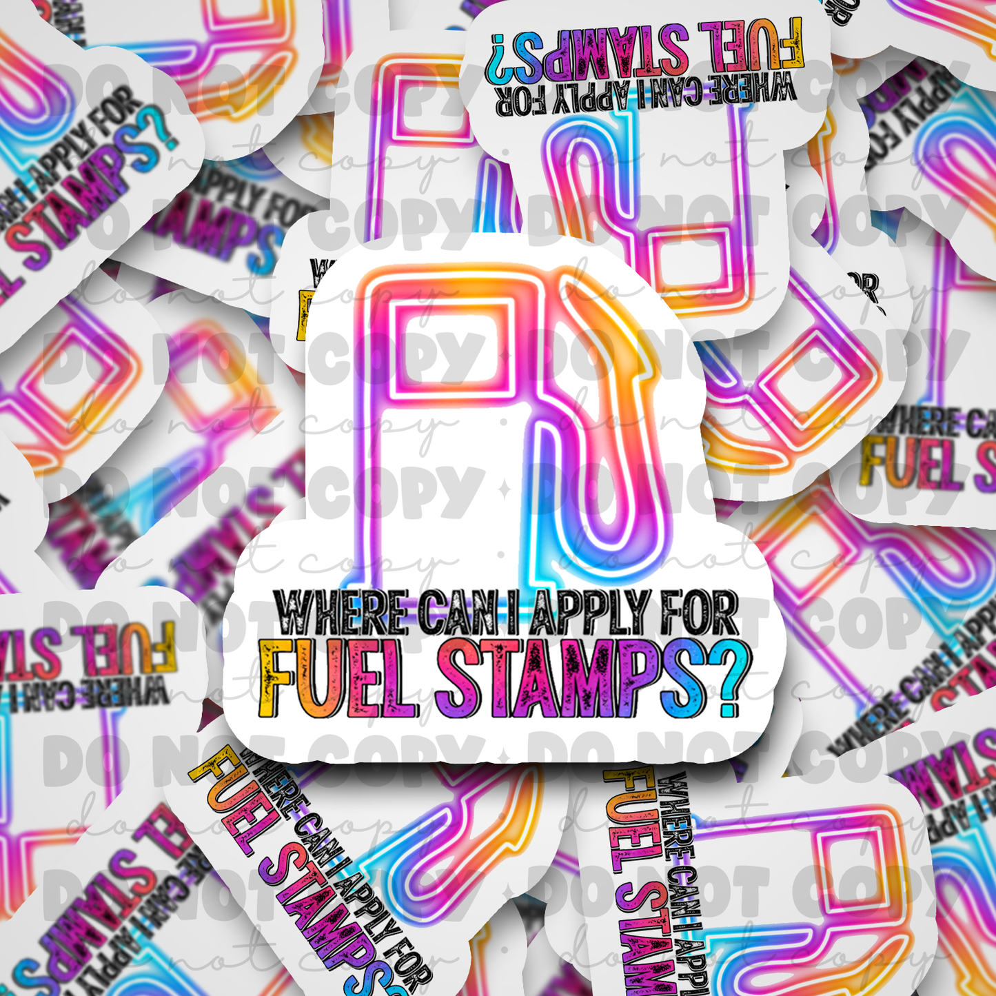 Where can I apply Die cut sticker 3-5 Business Day TAT