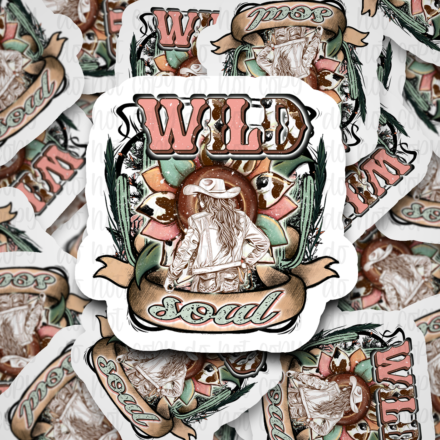 Wild Soul Die cut sticker 3-5 Business Day TAT
