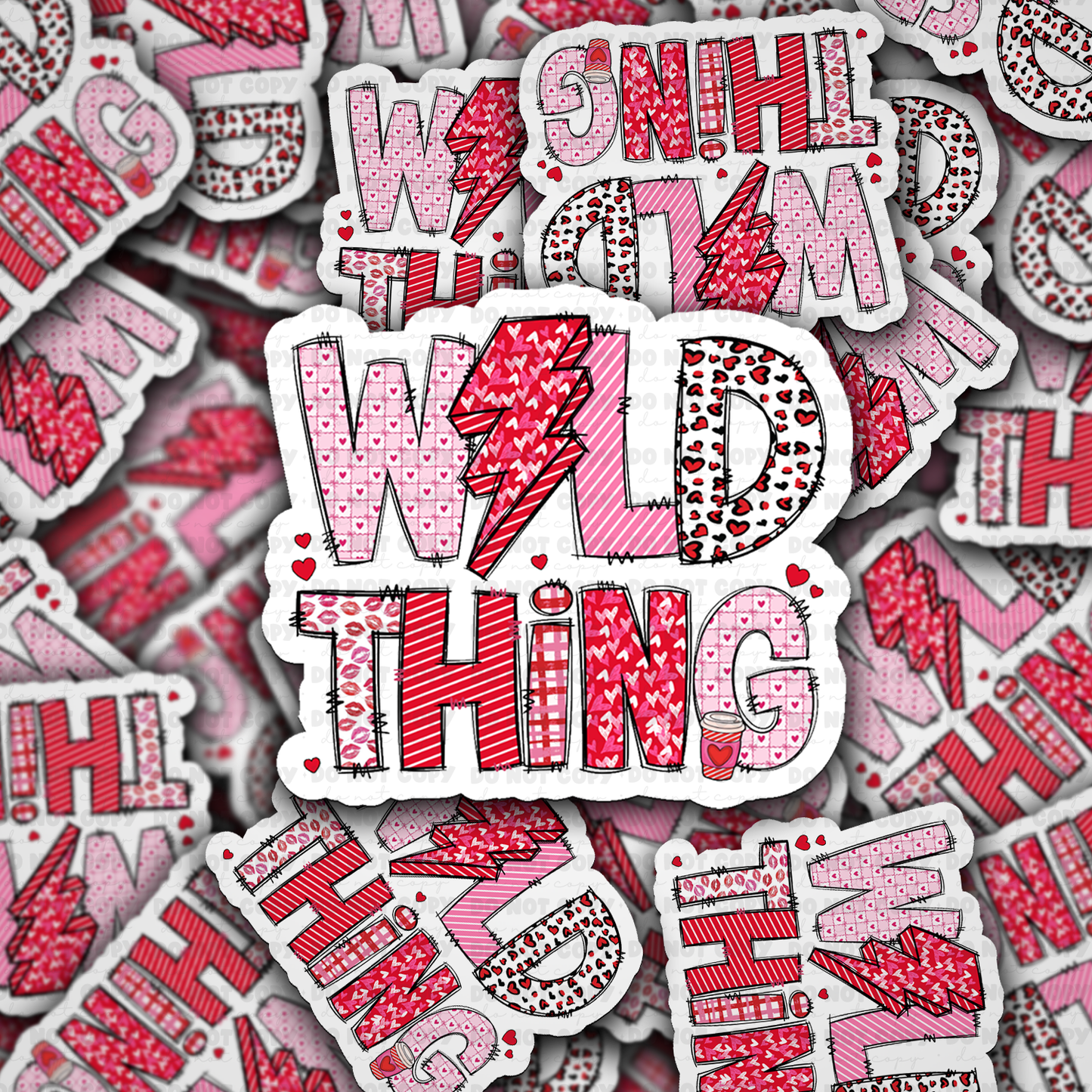DS 2358 - Wild thing Die Cut Sticker