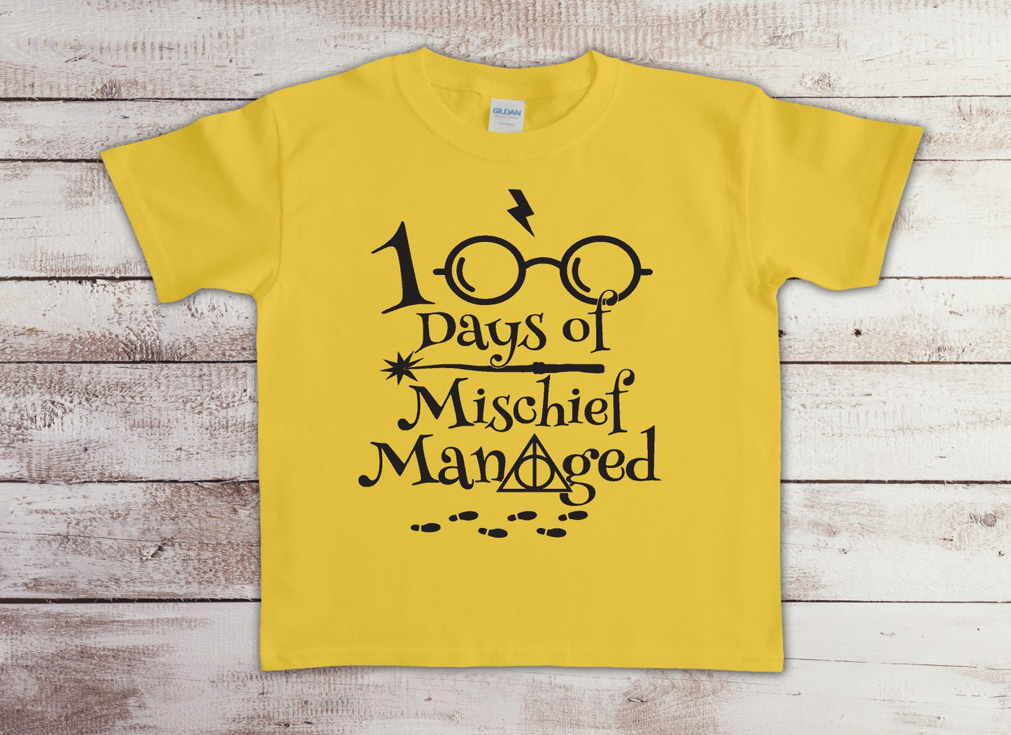 100 days of mischief managed *Choose from drop down menu*