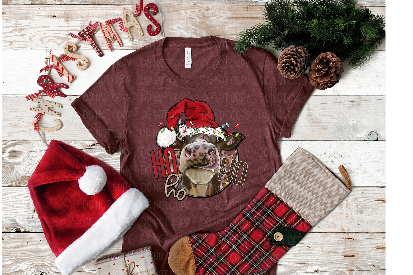 Ho Ho Ho cow *DREAM TRANSFER* DTF