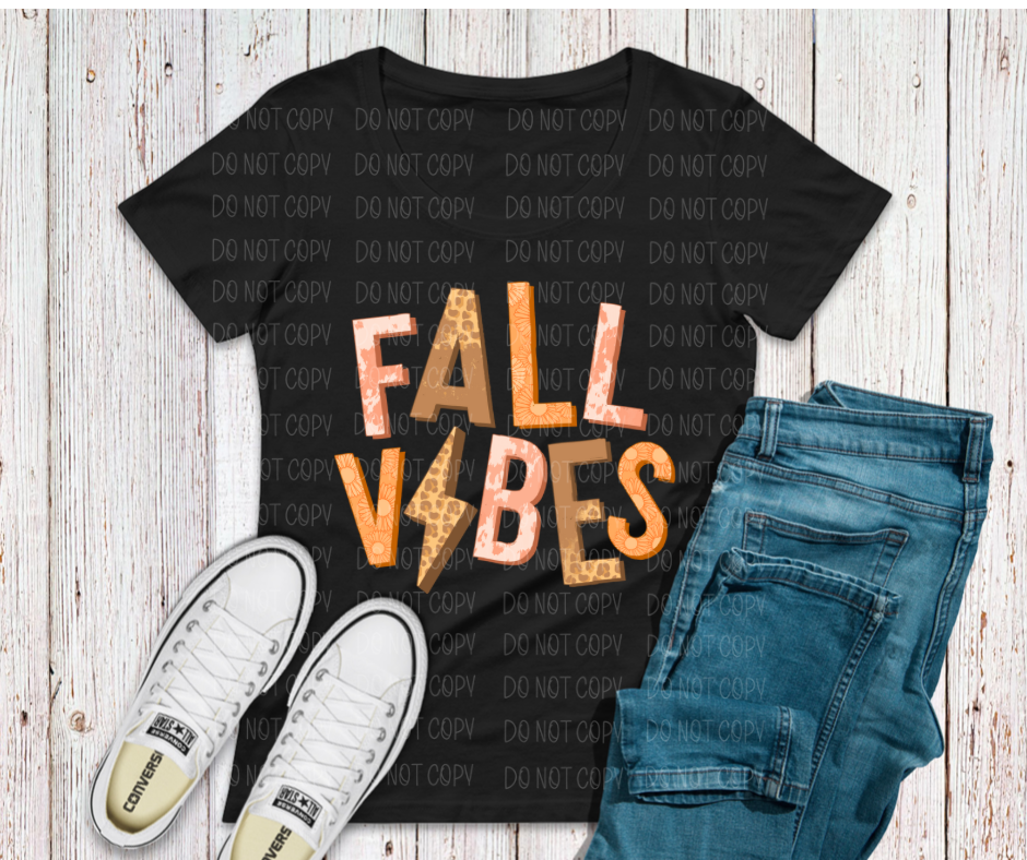 Fall vibes lightning *DREAM TRANSFER* DTF