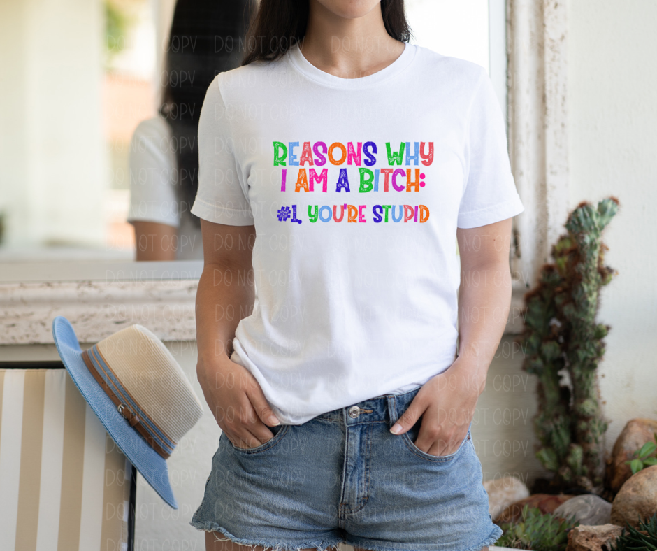 Reasons why I am bitch *DREAM TRANSFER* DTF