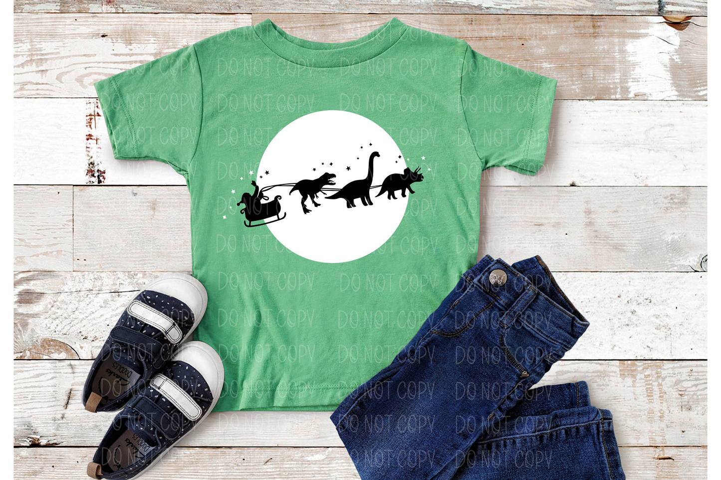 Dinosaur Christmas *DREAM TRANSFER* DTF